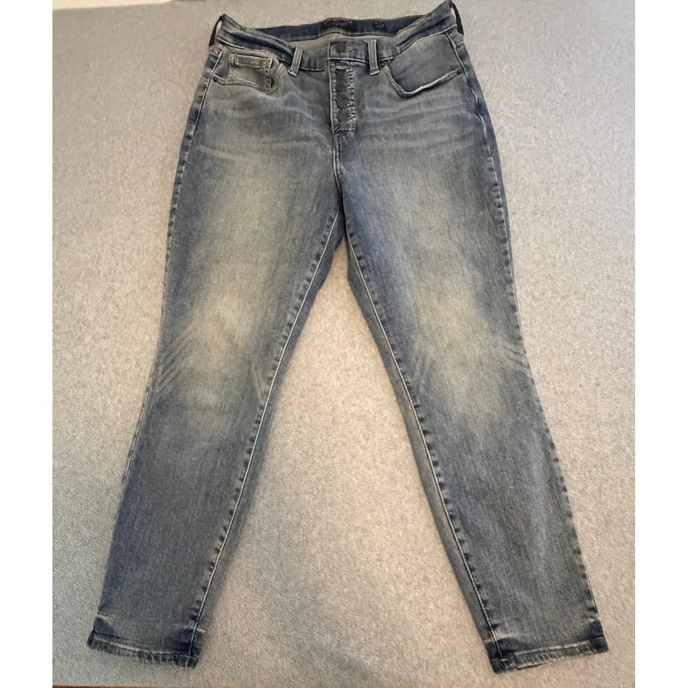 Lucky Brand Bridgette Skinny Ankle Jeans 6 28 Medium Wash High Rise Denim Pants